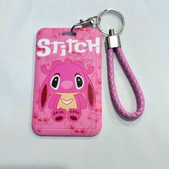 *Portasube con Soga de Stitch - Rosa