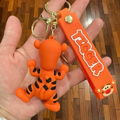 Llavero de Goma de Winnie Pooh - Tigger Puños Naranja Intenso - comprar online