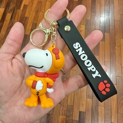 Llavero de Goma de Snoopy - Piloto Naranja