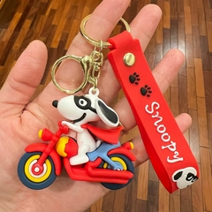 Llavero de Goma de Snoopy - En Moto - comprar online