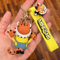 **Llavero de Goma de Minions - Bajo Con Disfraz de Tigre - comprar online