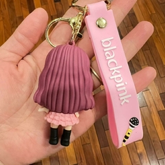 Llavero de Goma de Blackpink - Jisoo con Cabello Purpura - comprar online