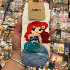 Medias Soquetes de Princesas Disney - Ariel