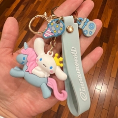 Llavero de Goma Cinnamoroll - Unicornio Celeste