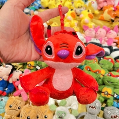 [Tipo Llavero] Peluche de Stich Rosa - Rojo