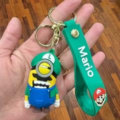 Llavero de Goma de Minions - Disfrazado de Luigi