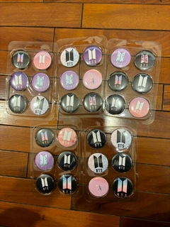 Pins de BTS - Pack de 6 Al Azar