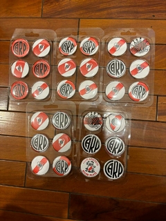 Pins de River Plate - Pack de 6 Al Azar