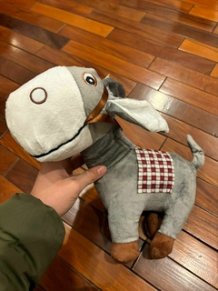 *Peluche de Animales - Burro Gris -30cm-