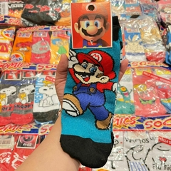 Medias Soquetes de Super Mario Bross - Azul