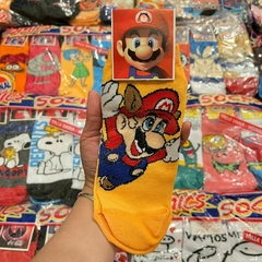 Medias Soquetes de Super Mario Bross - Amarillo