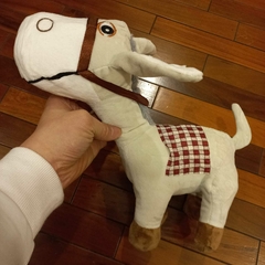 *Peluche de Animales - Burro Blanco -30cm-