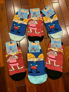 Medias Soquete para Adulto - Hey Arnold - 3 Pares Al Azar