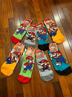 Medias Soquete para Adulto - Super Mario Bross - 3 Pares al Azar