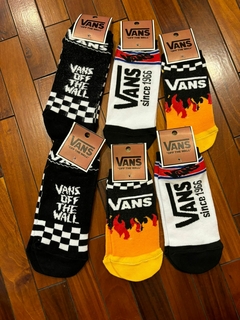 Medias Soquete para Adulto - Vans - 3 Pares al Azar