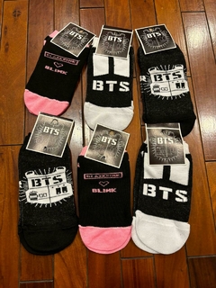 Medias Soquete para Adulto - BTS - 3 Pares al Azar