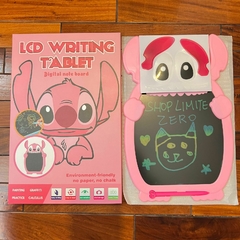 Pizarra Mágica Tablet LCD Para Niños - Stitch Rosa con Sticker