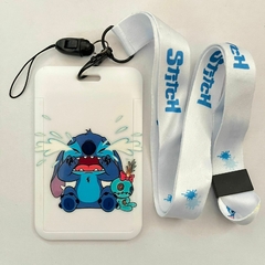 Portasube con Correa de Stitch - Stitch Llorando con Trapos