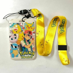 Portasube con Correa de Pikachu - Con Ash y Pokemones