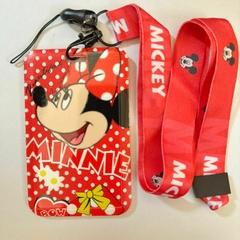 Portasube de Mickey Mouse con Correa - Minnie Rojo