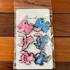 Pins para Crocs x 6 de Stitch