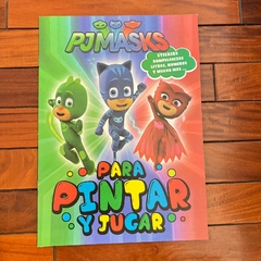 Cuaderno para Colorear - PJMasks