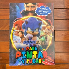 Cuaderno para Colorear - Sonic