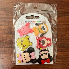 [9] Pins para Crocs x 6 De Disney