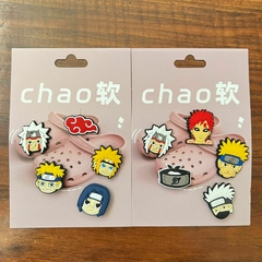 [8]Pins para Crocs x 5 De Naruto- Al Azar -