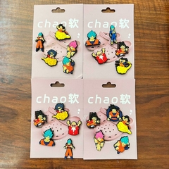 [15]Pins para Crocs x 5 De Dragon Ball Z - Al Azar -