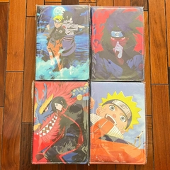 [15] Cuaderno Tapa Dura Engomado - Naruto - Al Azar