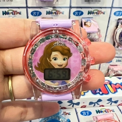 [S] Reloj Digital Infantil con Luces y Sonido -PRINCESA SOFIA