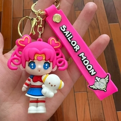 Llavero de Goma de Sailor Moon - Serena Con Pochacco