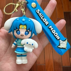 Llavero de Goma de Sailor Moon - Serena Con Cinnamoroll