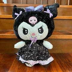 Peluche de Kuromi -45cm - Con vestido negro