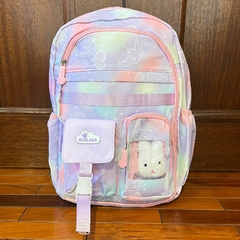 Mochila 3 CIERRE con Conejo de Peluche -MULTICOLOR- - comprar online