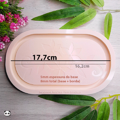 Molde de Silicone Mini Bandeja Floral - comprar online
