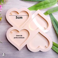 Molde de Silicone Coração - comprar online