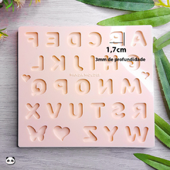 Molde de Silicone Mini Alfabeto - comprar online