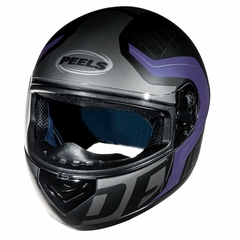 CAPACETE PEELS SPIKE NEW GHOST PRETO / AZUL FOSCO