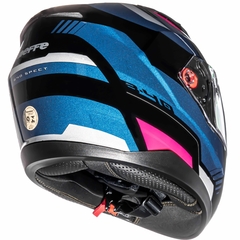 CAPACETE BIEFFE B-40 SPECT PRETO / ROSA