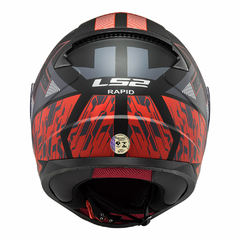 CAPACETE LS2 RAPID FF353 XTREET PRETO / VERMELHO FOSCO - Mobivile - Motos, Capacetes e Acessórios