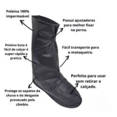 BOTA POLAINA PRETO DELTA - comprar online