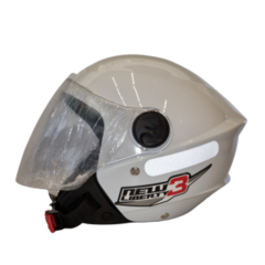 CAPACETE PROTORK NEW LIBERTY THREE BRANCO