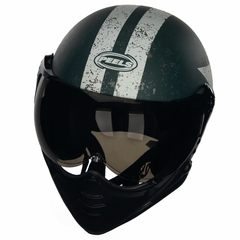 CAPACETE PEELS F21 OLD TANK VERDE MILITAR / BRANCO FOSCO na internet