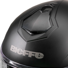 CAPACETE BIEFFE B-12 CLASSIC PRETO FOSCO - Mobivile - Motos, Capacetes e Acessórios