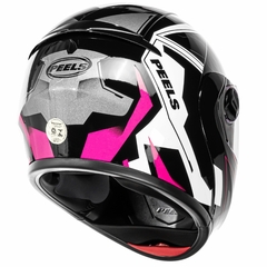 CAPACETE PEELS U-RB2 OCEAN PRETO / ROSA - Mobivile - Motos, Capacetes e Acessórios