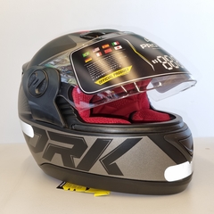 Imagem do CAPACETE PROTORK EVOLUTION G7 PRETO FOSCO/VERMELHO