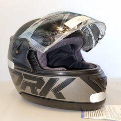 Imagem do CAPACETE PROTORK EVOLUTION G7 PRETO FOSCO/CINZA