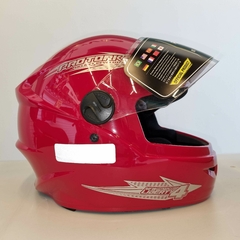 CAPACETE PROTORK NEW LIBERTY FOUR VERMELHO - Mobivile - Motos, Capacetes e Acessórios